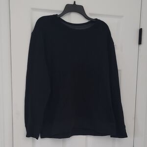 Cuddl Duds Charcoal Gray Long Sleeve Top